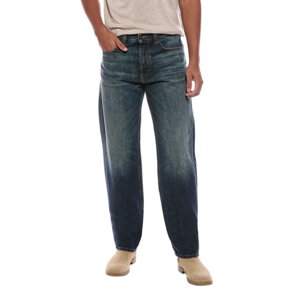 Diesel Mens  Medium Wash Straight Jean, Blue